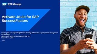 Activate SAP Joule for SAP SuccessFactors | SAP BTP Garage September 2024