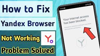 Cara Memperbaiki Masalah Browser Yandex Tidak Berfungsi Terpecahkan!!