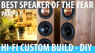 CHR Tower Speakers Part 2 | Best DIY Speaker Build 2022 | Markaudio CHR-90 + SB Acoustics Woofers