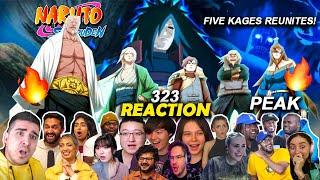 Madara Vs The Five Kages!"The 5 Kages Assemble" Shippuden 323 Reaction Mashup