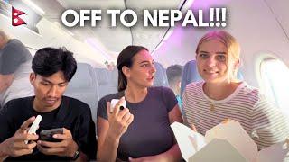 Getting ready for Nepal & Almost missed our flight 