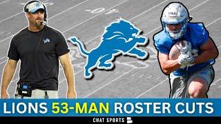 Detroit Lions Roster: Initial 53-Man Roster Cuts For 2024 Ft. Hendon Hooker, Sione Vaki, & Goff