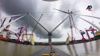 Mingyang's OceanX Sets Record: World's Most Powerful Floating Wind Turbine Successfully Sets Sail