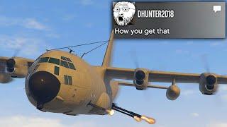 Trolling Tryhards Using The Unreleased AC-130 Plane (Agents Of Sabotage DLC)