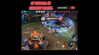 SHORT  WTF WATCH THIS EUDORA VS AILICE IN SHADOW BRAWL | EUDORA IS VERY OP | MLBB