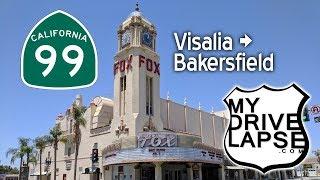 Visalia to Bakersfield on California 99
