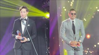 ALDEN RICHARDS AT DINGDONG DANTES TIE AS BEST ACTOR SA 40TH PMPC STAR AWARDS FOR MOVIES