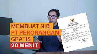 Langkah Pendaftaran NIB PT Perorangan 20 Menitan Gratis (PTP eps 4)