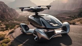 3 Modern Flying Drone Cars Design Ideas for Rural California Area! AIAutoDesigns