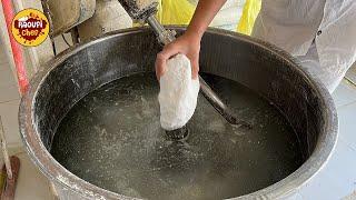 Large salts in the dough making container