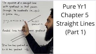 Edexcel AS Level Maths: Chapter 5 Straight Lines (Part 1)