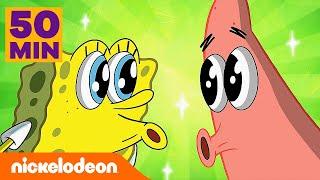 Bob l’éponge | 50 MINUTES de moments FLAMBANT NEUFS de Bob l'éponge ! | Nickelodeon France