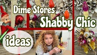 DIME STORE SHABBY CHIC THRIFTED VINTAGE CHRISTMAS