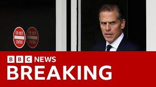Hunter Biden found guilty of federal gun crimes and faces possible prison term | BBC News