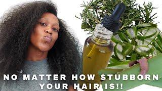 Visible results in 7 days | USE THIS ROSE MARY & ALOE VERA GROWTH OIL FOR MASSIVE HAIR GROWTH|