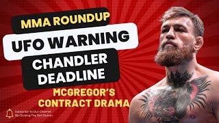 Explosive MMA News: Trump on Alert After UFO Claims,  McGregor’s UFC Trouble, and Chandler’s Warning