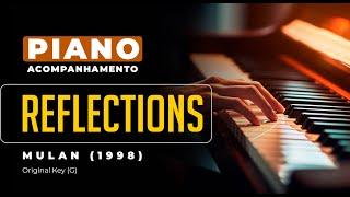 Reflections (Mulan) - Piano Playback for Cover / Karaoke