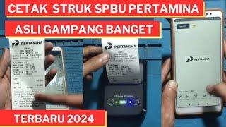 CARA BIKIN STRUK SPBU PERTAMINA !! GRATIS