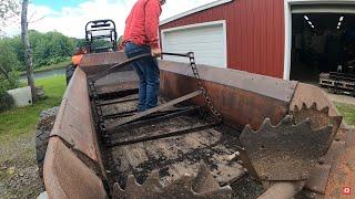 Fixing a Manure Spreader