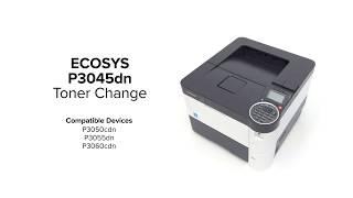 KYOCERA ECOSYS P3045dn Printer – toner change