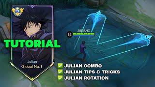 HOW TO PLAY JULIAN - BUILD, EMBLEM, COMBO AND TIPS (tutorial)