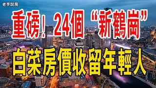 重磅消息！24個「新鶴崗」，房子幾萬塊一套，白菜房價收留年輕人？#鶴崗#年輕人#房價#就業#經濟#買房#棚改#房地產#中國樓市