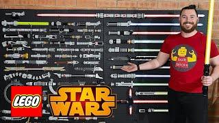 World's Largest LEGO Star Wars Lightsaber Collection!