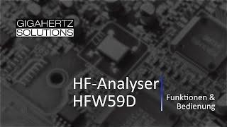 Gigahertz Solutions Elektrosmog-Messgerät HFW59D Funktionen