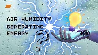 Air Humidity Generating Energy (#airgen)