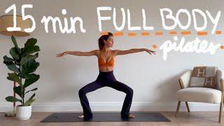 15MIN full body hourglass dynamic pilates workout // for everyday toning & energy // no equipment