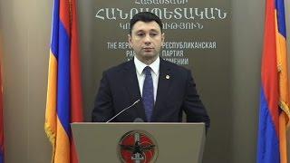 ՀՀԿ-ն ընտրություններին կմասնակցի «Անվտանգություն և առաջընթաց» կարգախոսով