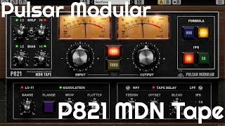 P821 MDN Tape by Pulsar Modular (No Talking)