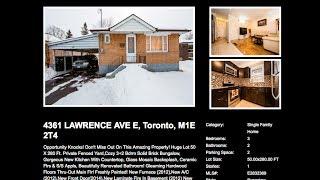 4361 LAWRENCE AVE E Toronto-By-sjvirtualtours.com