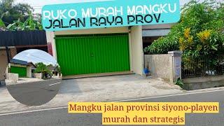 Dijual Ruko Murah dan strategis Pinggir Jalan Raya Provinsi dekat Pasar Playen Gunungkidul