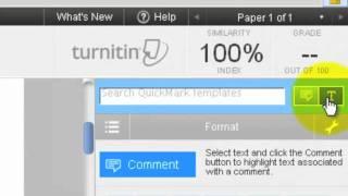 Staff information: Using Grademark to insert comments on coursework via Blackboard