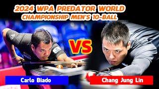 HIGHLIGHTS | Carlo Biado vs Chang Jung Lin | 2024 Predator World Championship Men's 10-ball