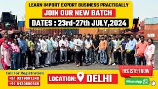 Learn Import Export Business| Practical Training in Delhi | by Harsh Dhawan