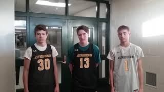 Matt Imig, Chris Morgan, Marcus Tomashek-Jaguars basketball