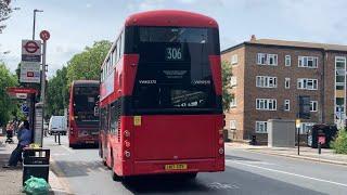 Full Route Visual: Route 306 - Fulham, Sands End Sainsbury’s to Acton Vale - (VWH2275, LK17CZY)