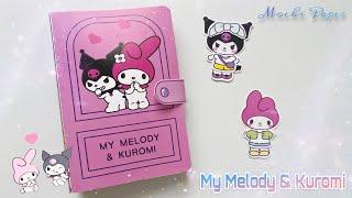 DIY My Melody & Kuromi quiet book | Tutorial, How to make | 산리오 마이멜로디&쿠로미 조용한 책 ️ | マイメロディー & クロミ