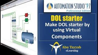 DOL Starter ( Direct Online Starter), Motor Starter , Circuit diagram, and simulation