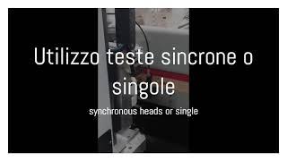 COLLAUDO BEDANATRICE 3 TESTE DELTA DIEMAKING ‐ 3 HEADS CNC MORTIZER MACHINE SETUP
