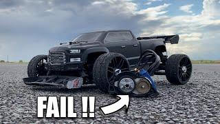 Worlds FASTEST Arrma Big Rock - FAIL !!!!