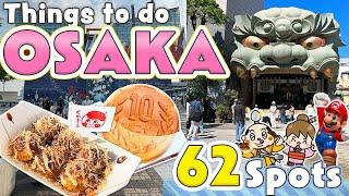 Things to do in Osaka Japan / Street Food / Japan Travel Guide for First-Time Travelers