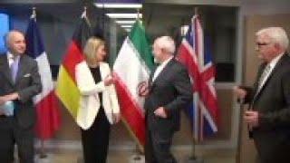 Zarif meets EU, UK, French, German FMs