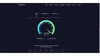 Bell Fibe 1GBPS Speed Test in GTA area