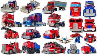 Full Transformers Autobots Leader: OPTIMUS PRIME TRUCK | Stopmotion Robots Tobot Car & Lego Robbery