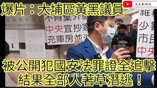 爆片：大埔區黃黑議員 被公開犯國安法罪證全追擊！結果全部人著草潛逃！/文杰新時代/2024年12月29日 重溫兩連擊大埔區