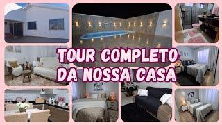 TOUR COMPLETO DA NOSSA CASA/ABRI AS PORTAS DO NOSSO LAR/MOSTREI TUDO PRA VOCÊS#tour#tourdanossacasa