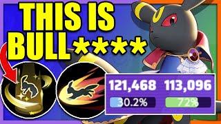 Why is WISH UMBREON allowed to HEAL over 100,000?! | Pokemon Unite